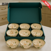 CLASSIC FLORAL CERAMIC BOWLS – 6 PIECES BOXED SET